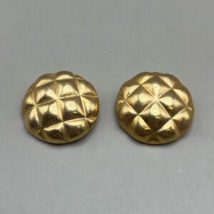 Gold Clip-On Earrings